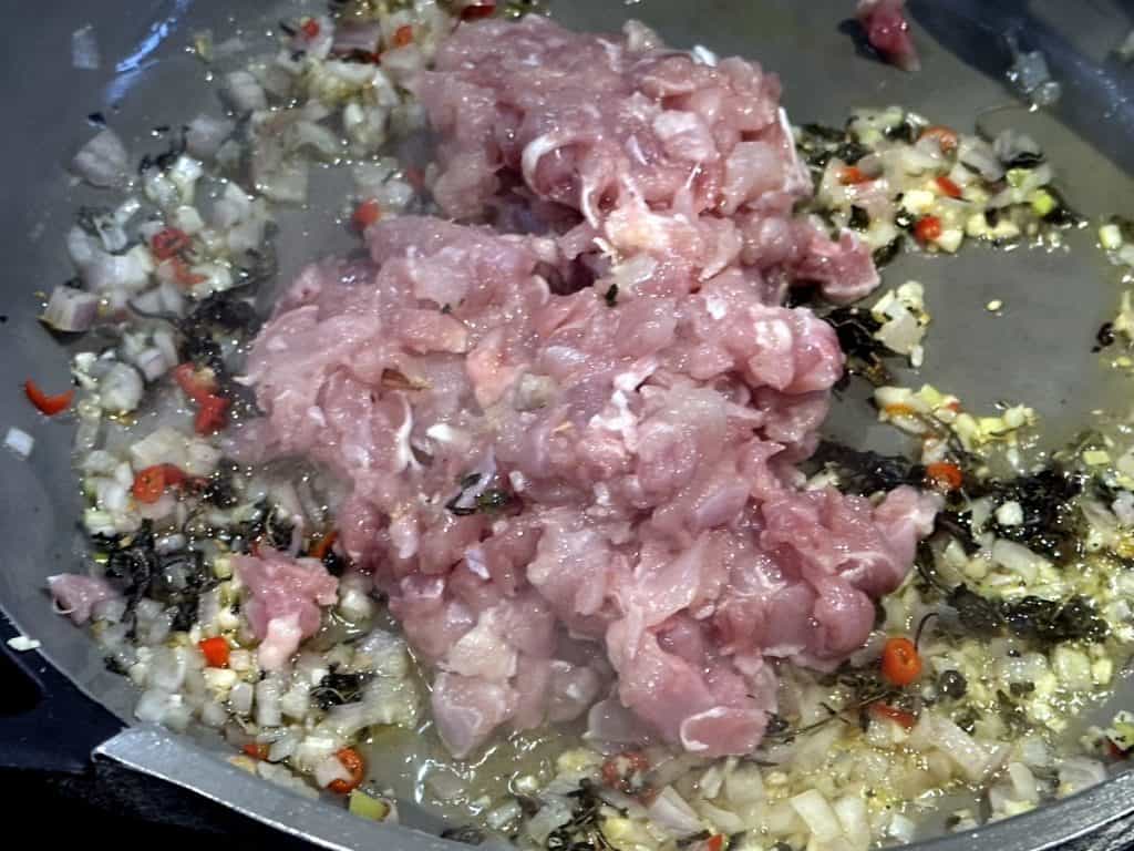 Pad kra pao Thai chicken holy basil stir fry recipe