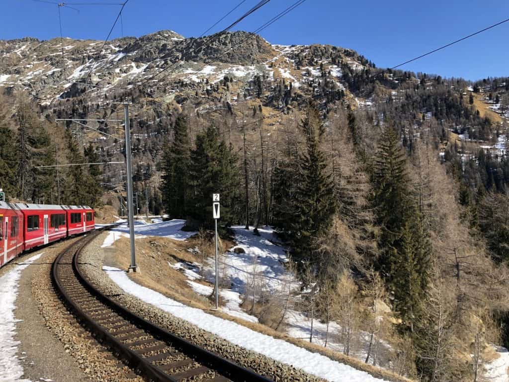 Bernina Express Lauterbrunnen Switzerland