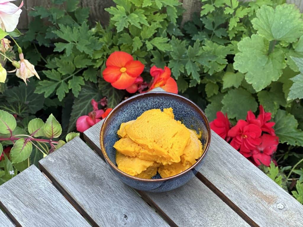 Ninja Creami Mango sorbet