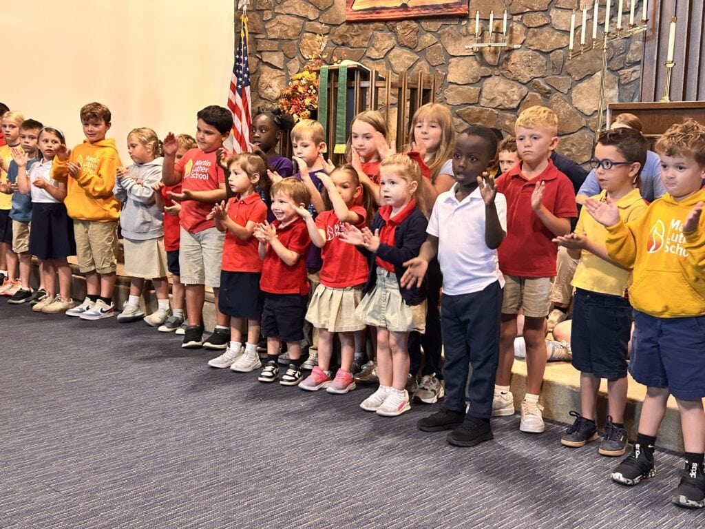 Martin Luther School accreditation - students at our accredited private Christian school in Joplin Missouri