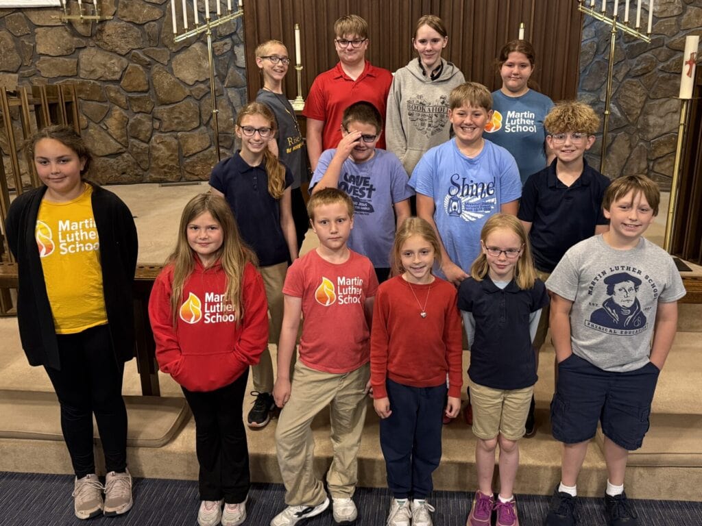 Martin Luther School Bible Bee 2026 classroom champions