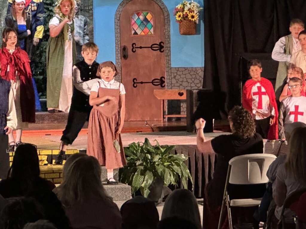 Martin Luther School students performing Out of the Woods spring musical 2026