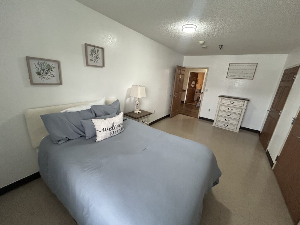 Private rooms are comfortable and spacious