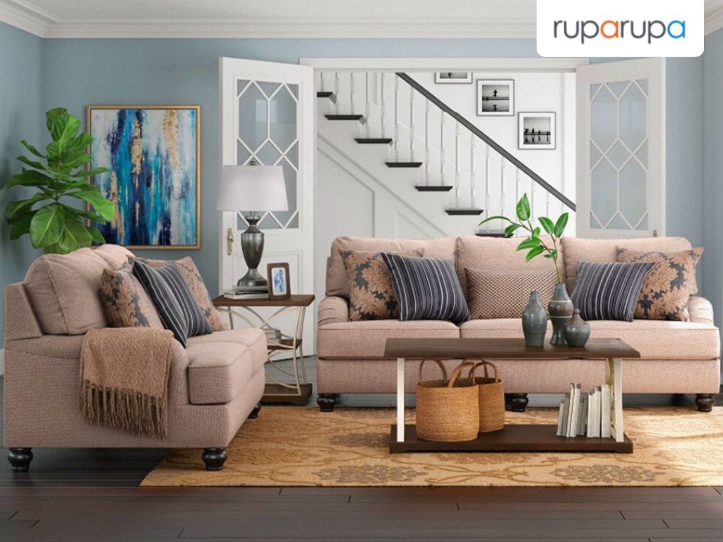 brown sofa gray paint color