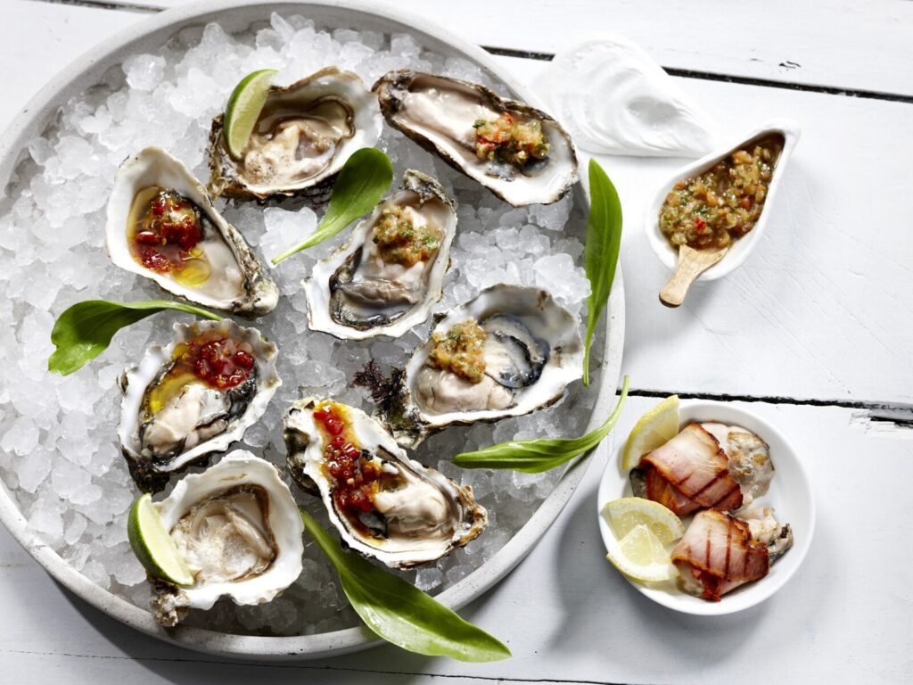 Trio van oesters