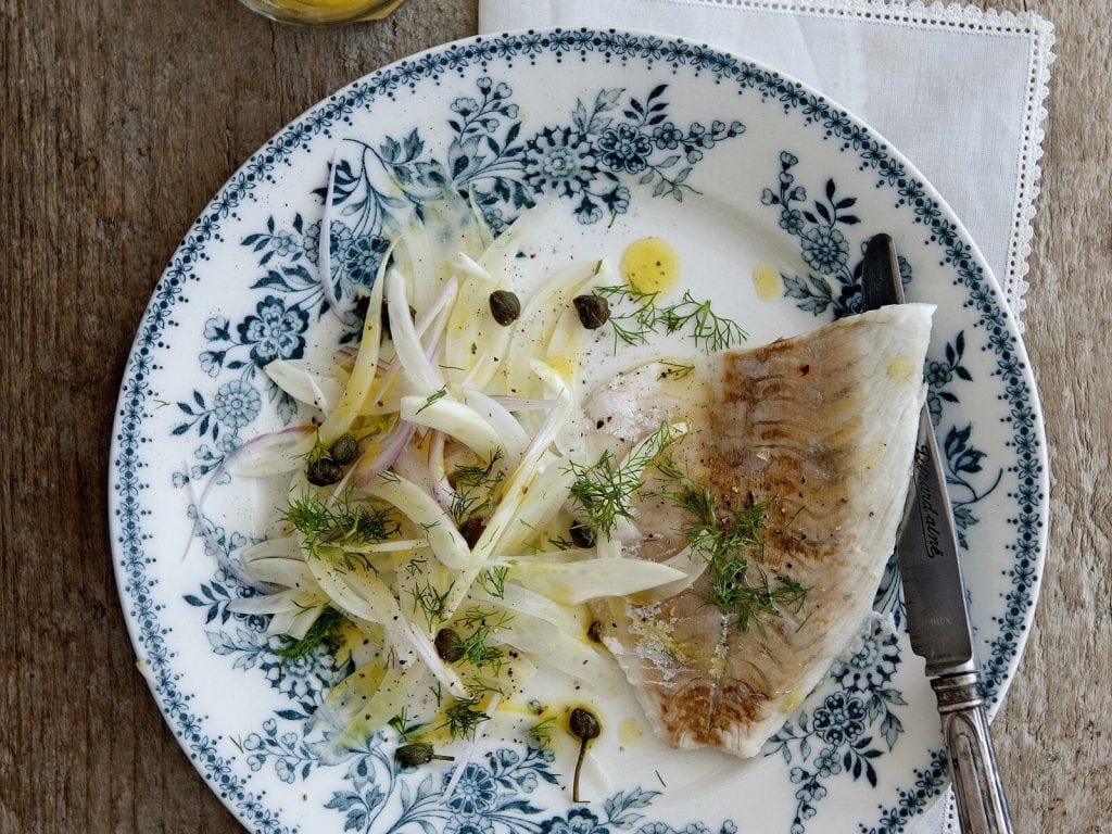 doradefilet met venkelsalade