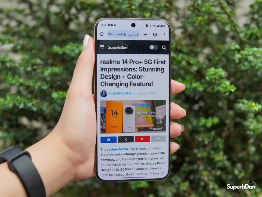 realme 14 Pro+ 5G Display