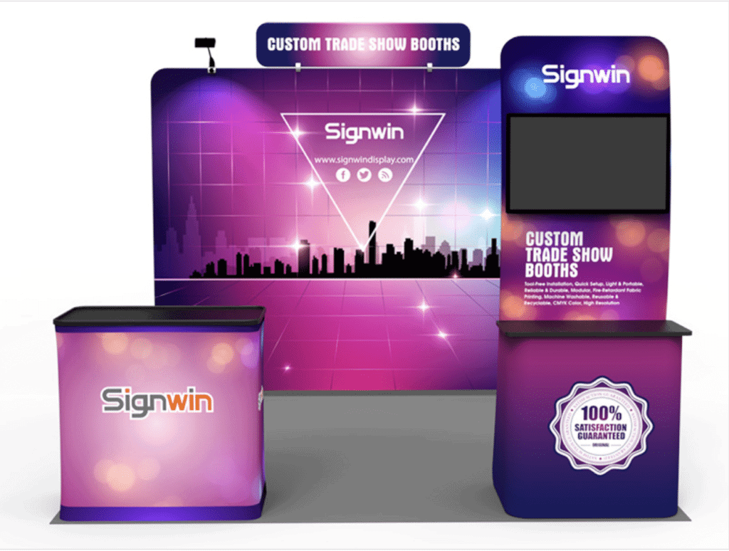 Tradeshow booth rendering