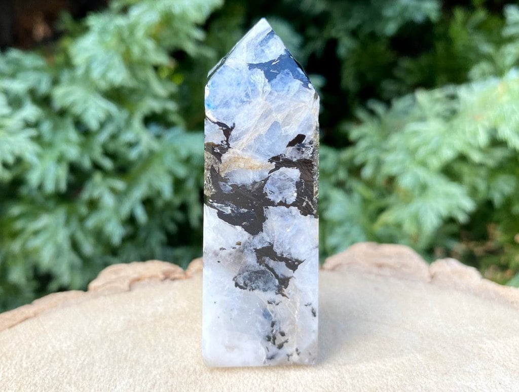 Spiral Crystals UK - Rainbow Moonstone Tower