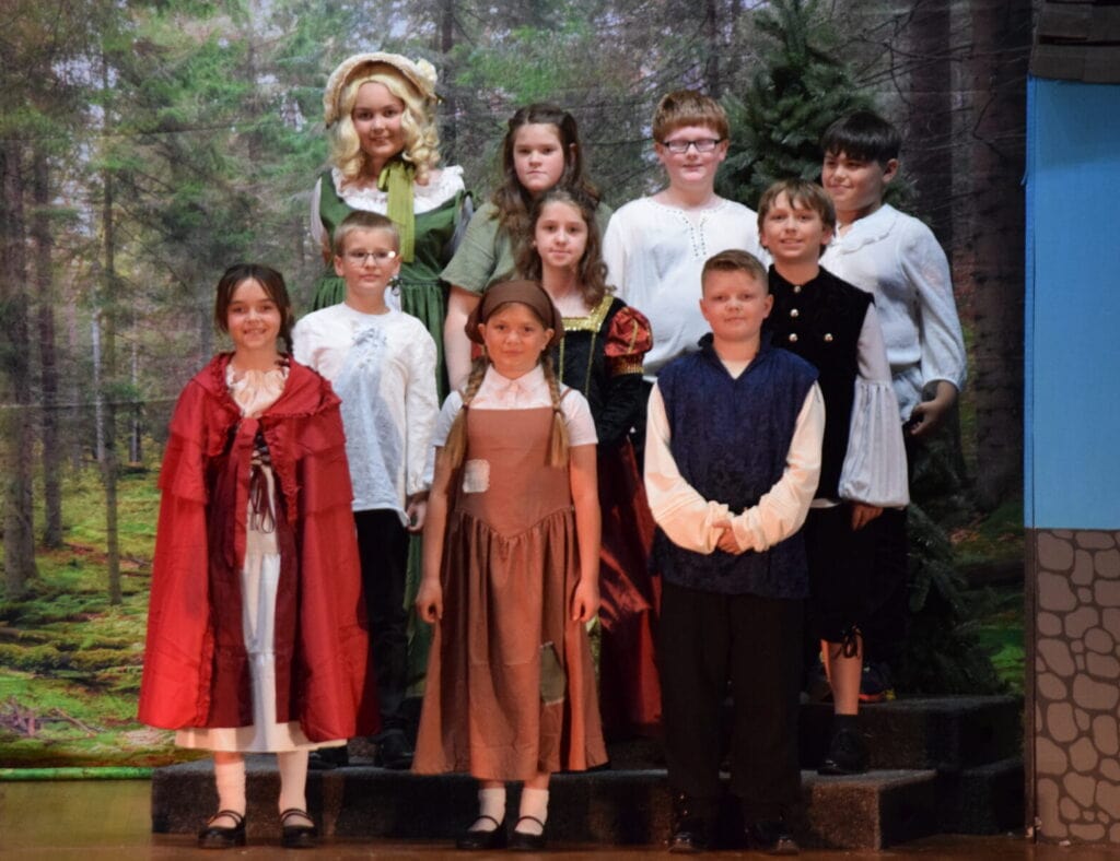 Martin Luther School students performing Out of the Woods spring musical 2026