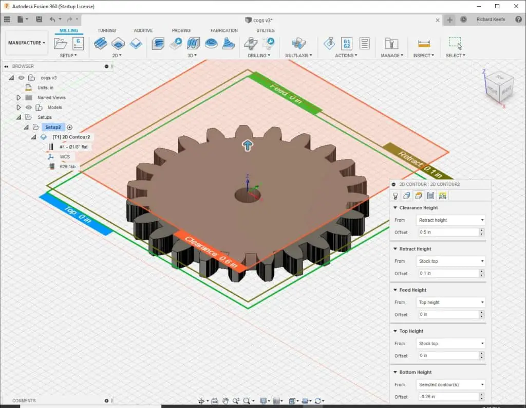 linking parameters in fusion 360