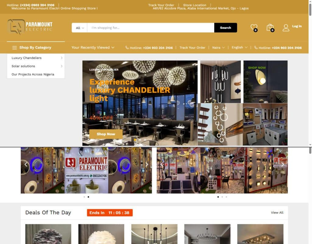 electrical company website design company