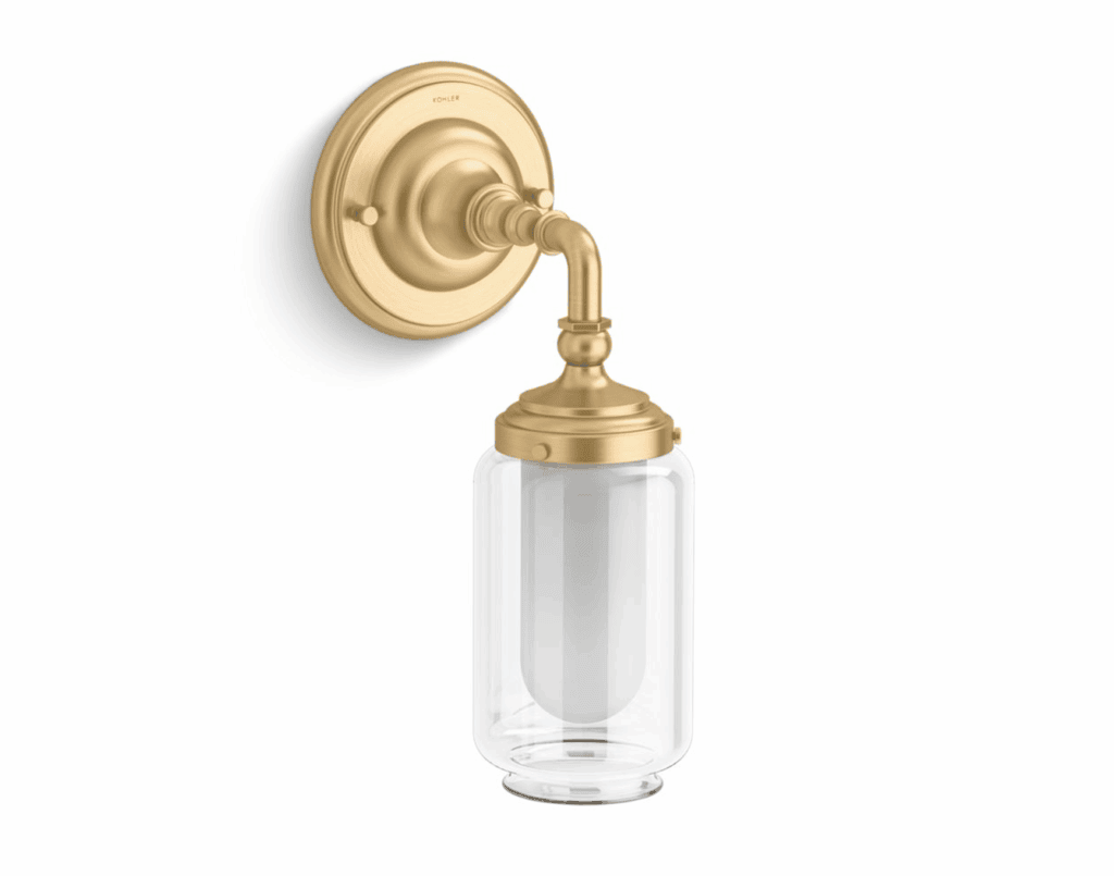 KOHLER ARTIFACTS ONE LIGHT BATHROOM SCONCE