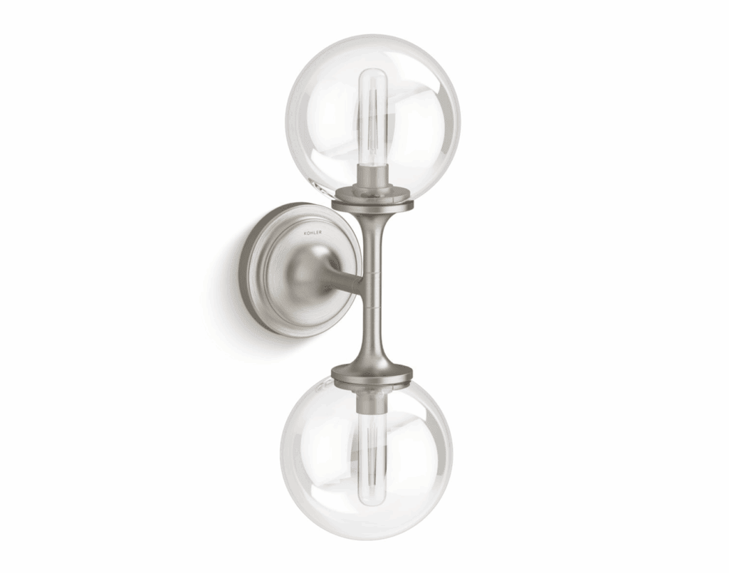 KOHLER BELLERA TWO LIGHT BATHROOM SCONCE