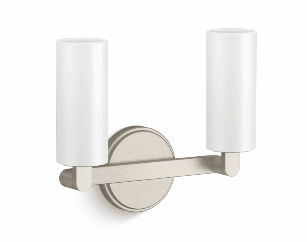 KOHLER CRUE TWO LIGHT BATHROOM SCONCE