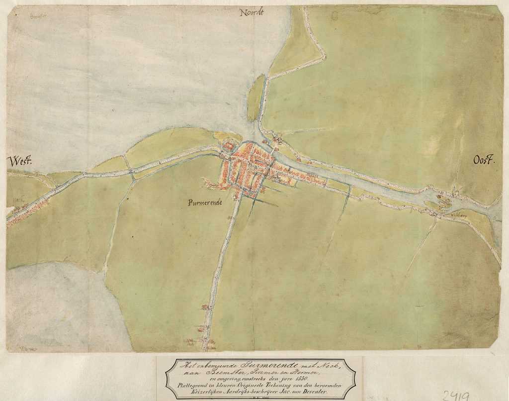 Purmerend 1560 Jacob van Deventer