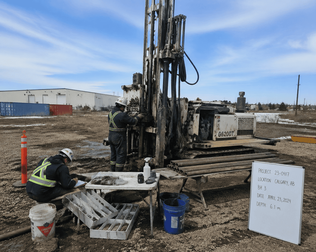 Phase 2 ESA under CSA Z769-00 standard in Calgary