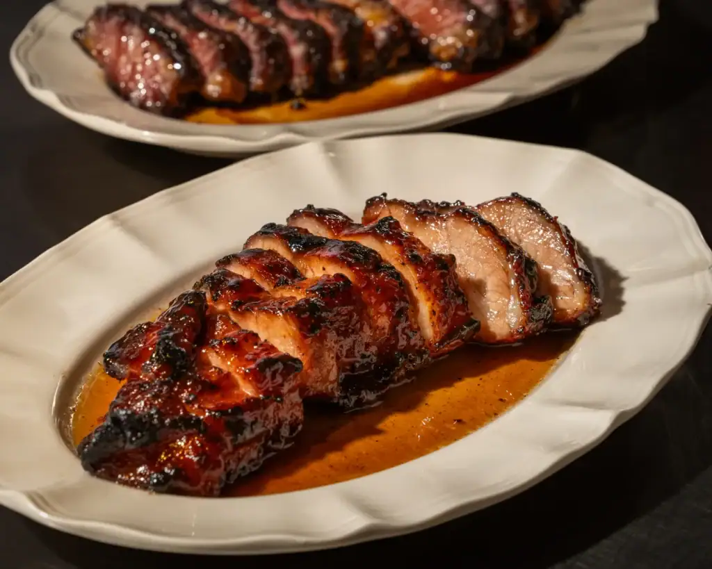 May Chow menüsünde Char Siu tabağı