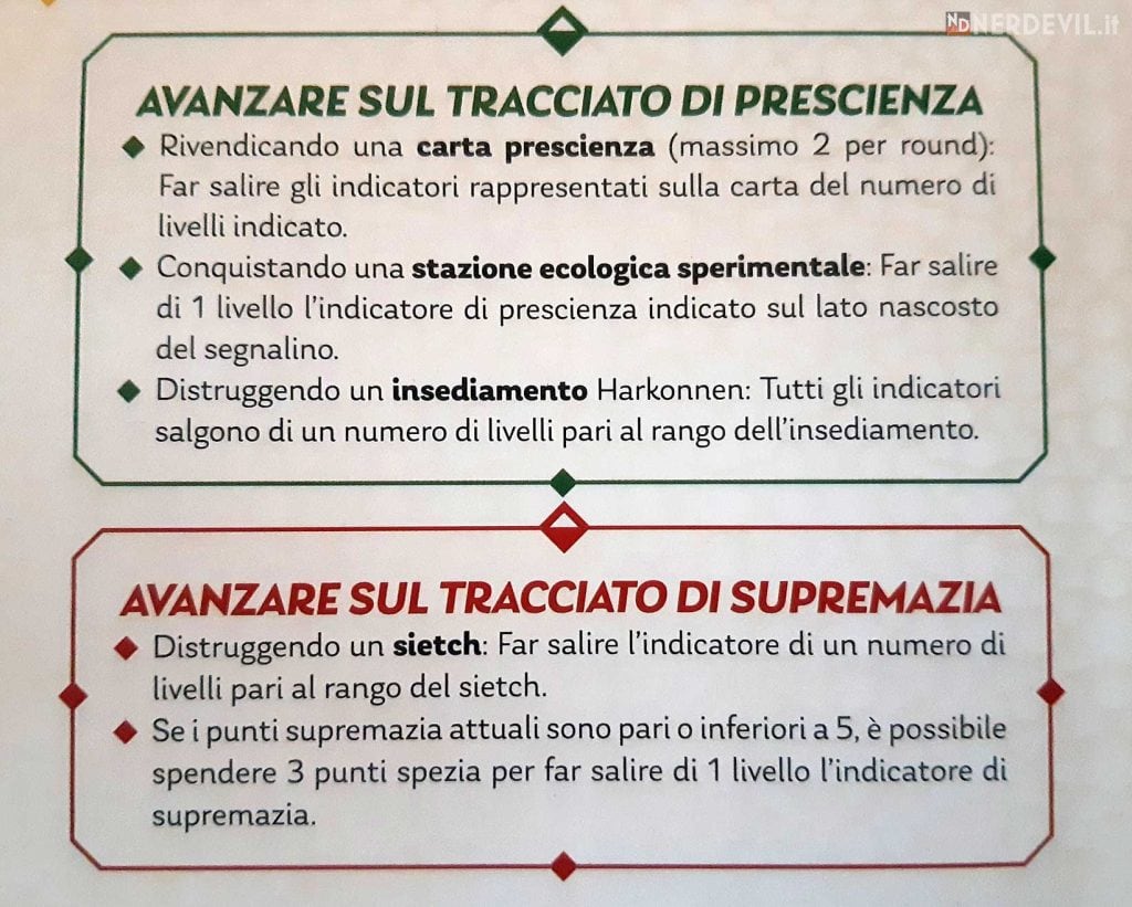 dune la guerra per arrakis tracciati