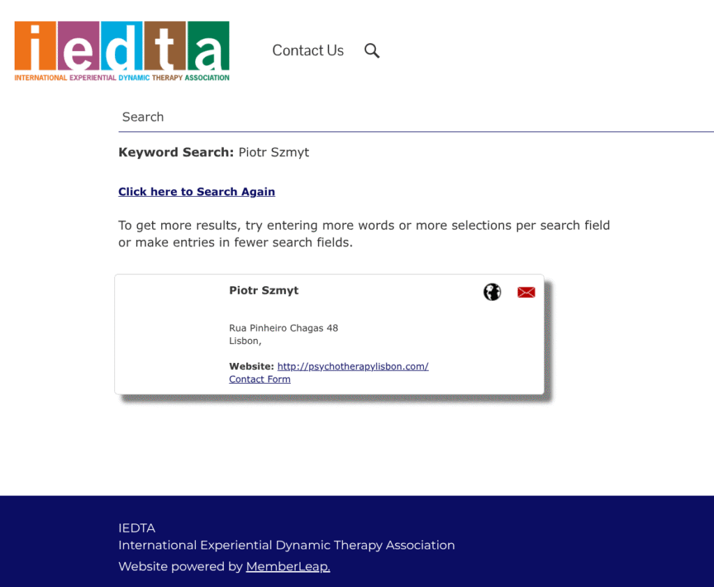 Piotr Szmyt becomes IEDTA member!