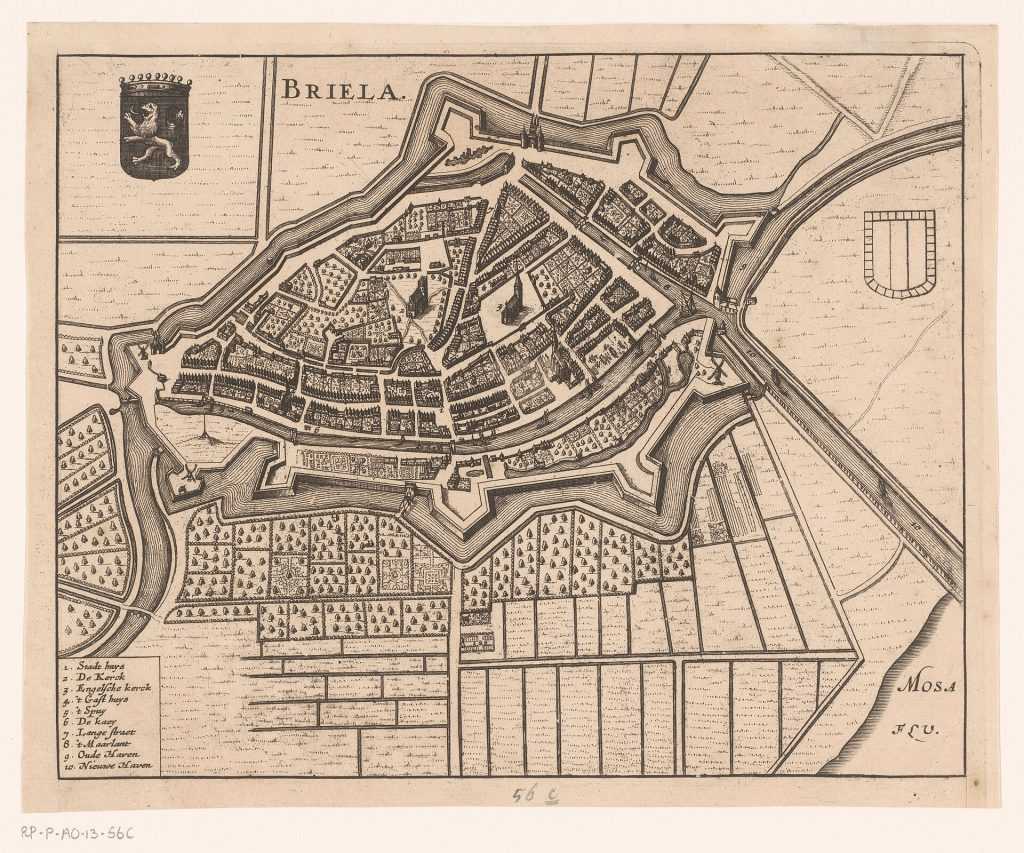 Brielle 1657 Janssonius