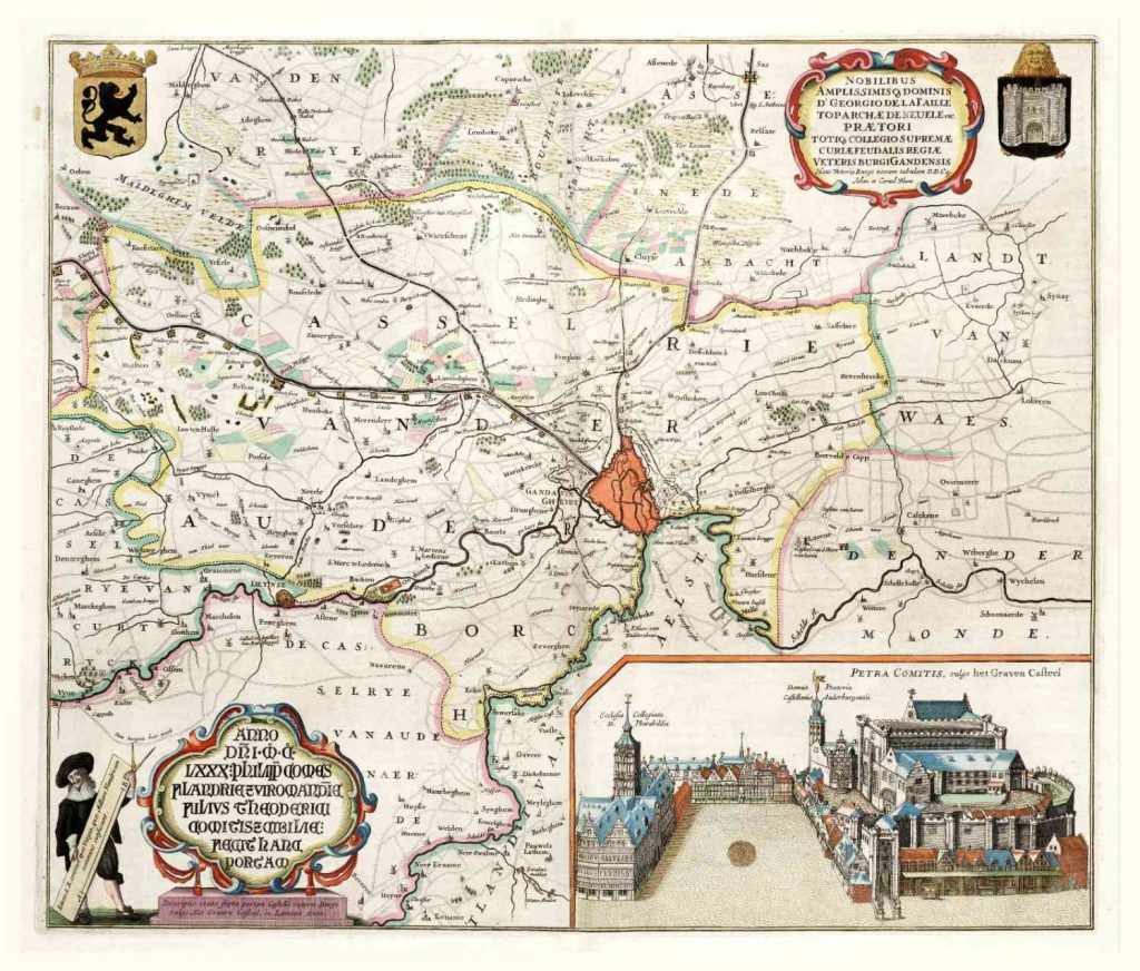 Gent+omgeving 1664 Blaeu