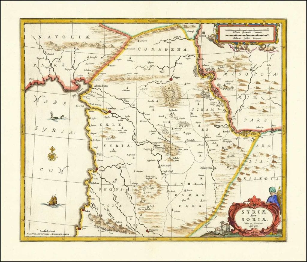 Syrië 1660 Janssonius