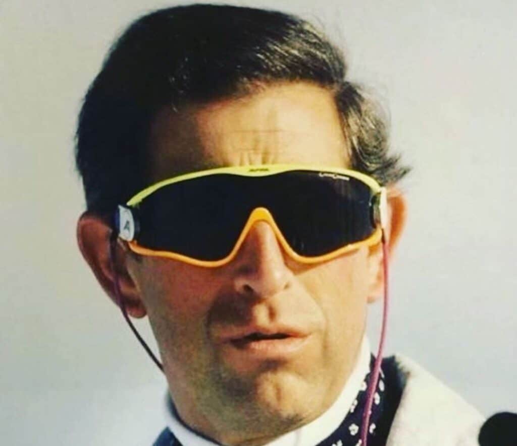 karl the third in ski goggles