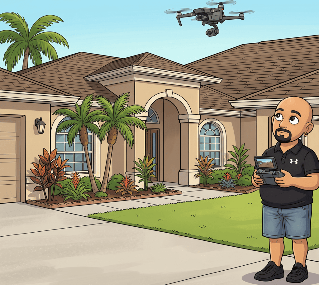 Four point inspection on a Lee County, FL home