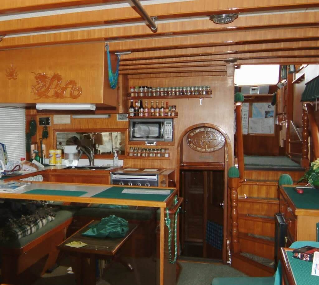 Alonso grabbed and handcuffed Jackie in the galley. Photo by NBPD 