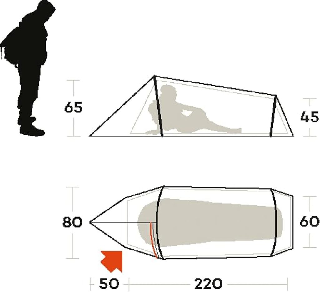 dimensions de la ferrino sling 1