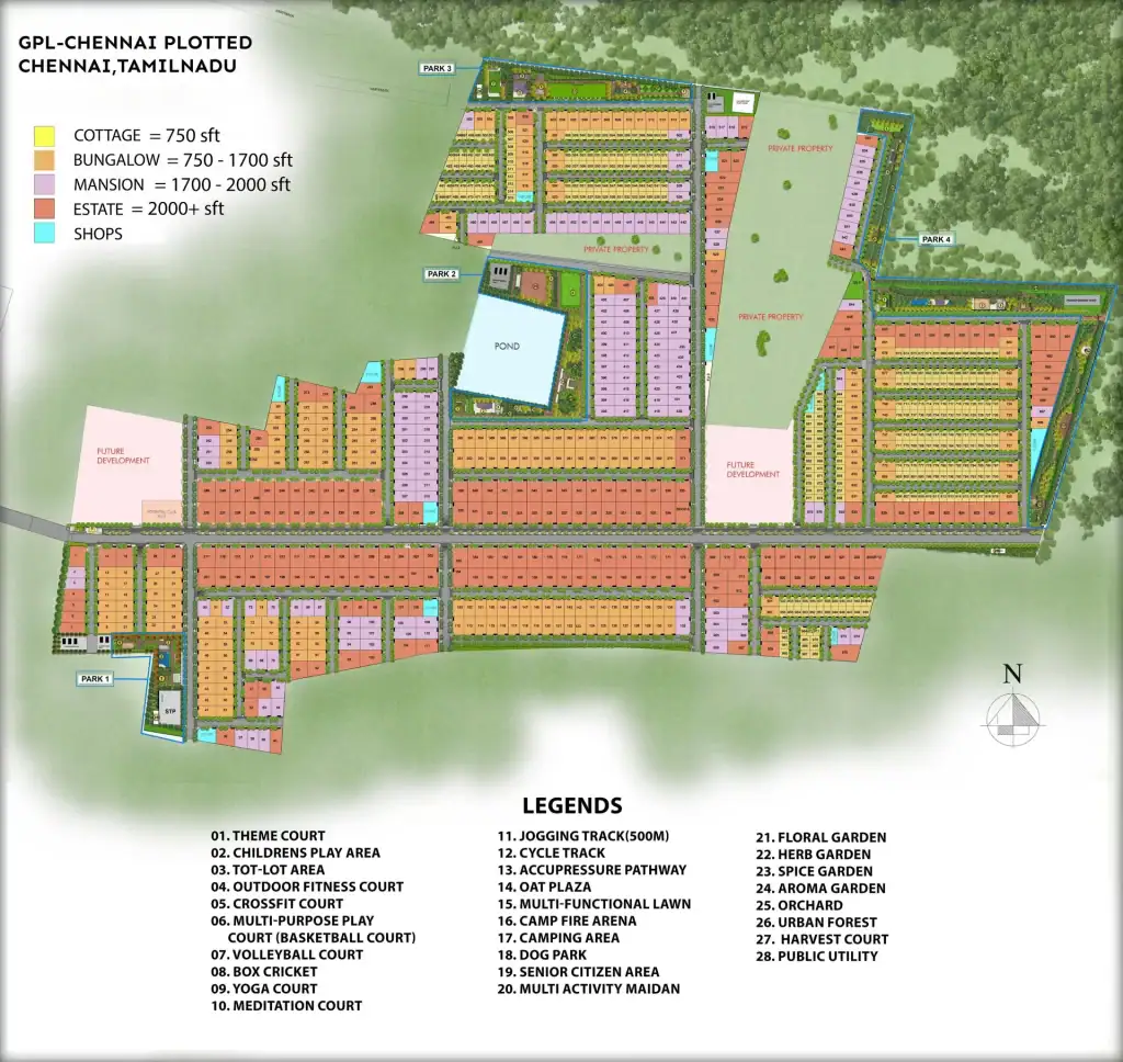 Godrej Sunrise Estate Layout Plan