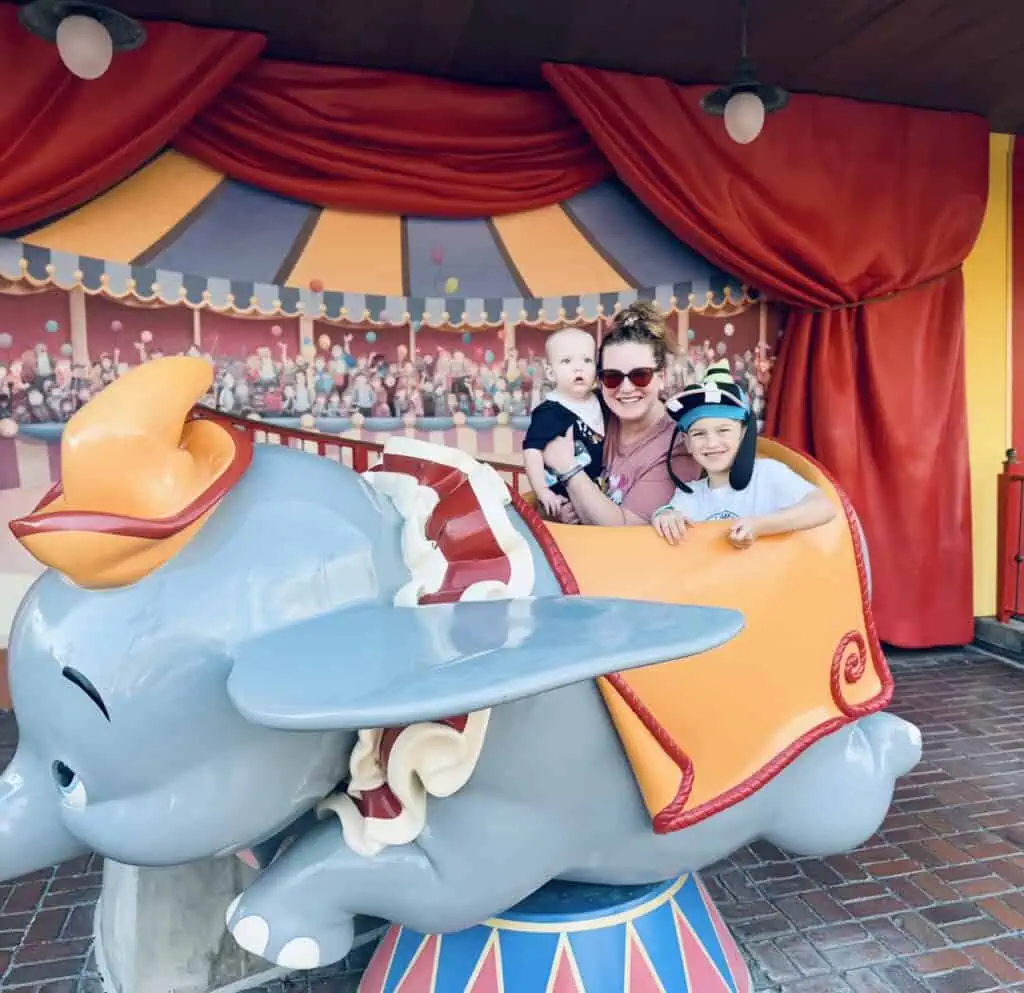 Fun family ride at 407 and Beyond Vacation Co. amusement park, featuring colorful characters and entertainment for kids.