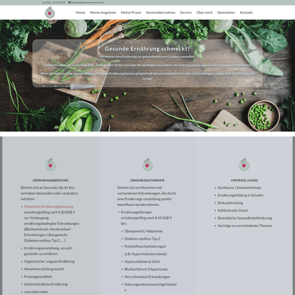 Projektscreenshot: Projekte im Überblick
