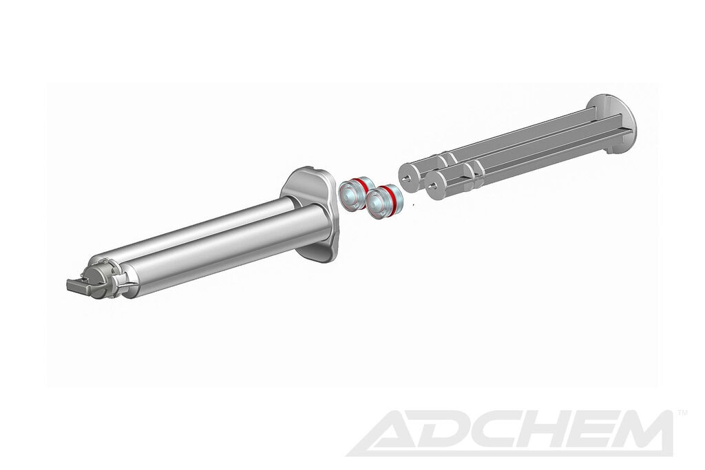Doppelspritze K-System, 1:1, 10ml KK 010-01-10-01