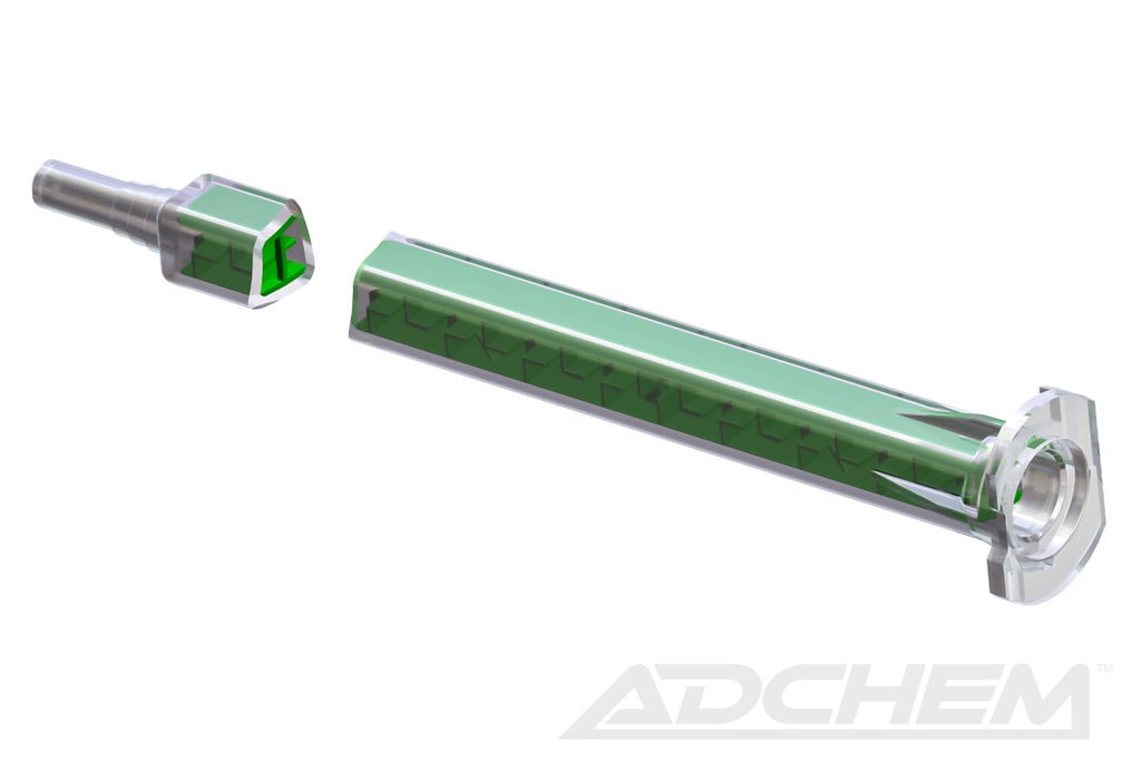 Statikmischer, Quadro-System, 1:1, 2:1, 4:1 und 10:1, 25-75ml, luer lock Spitze MAQ 05-16L