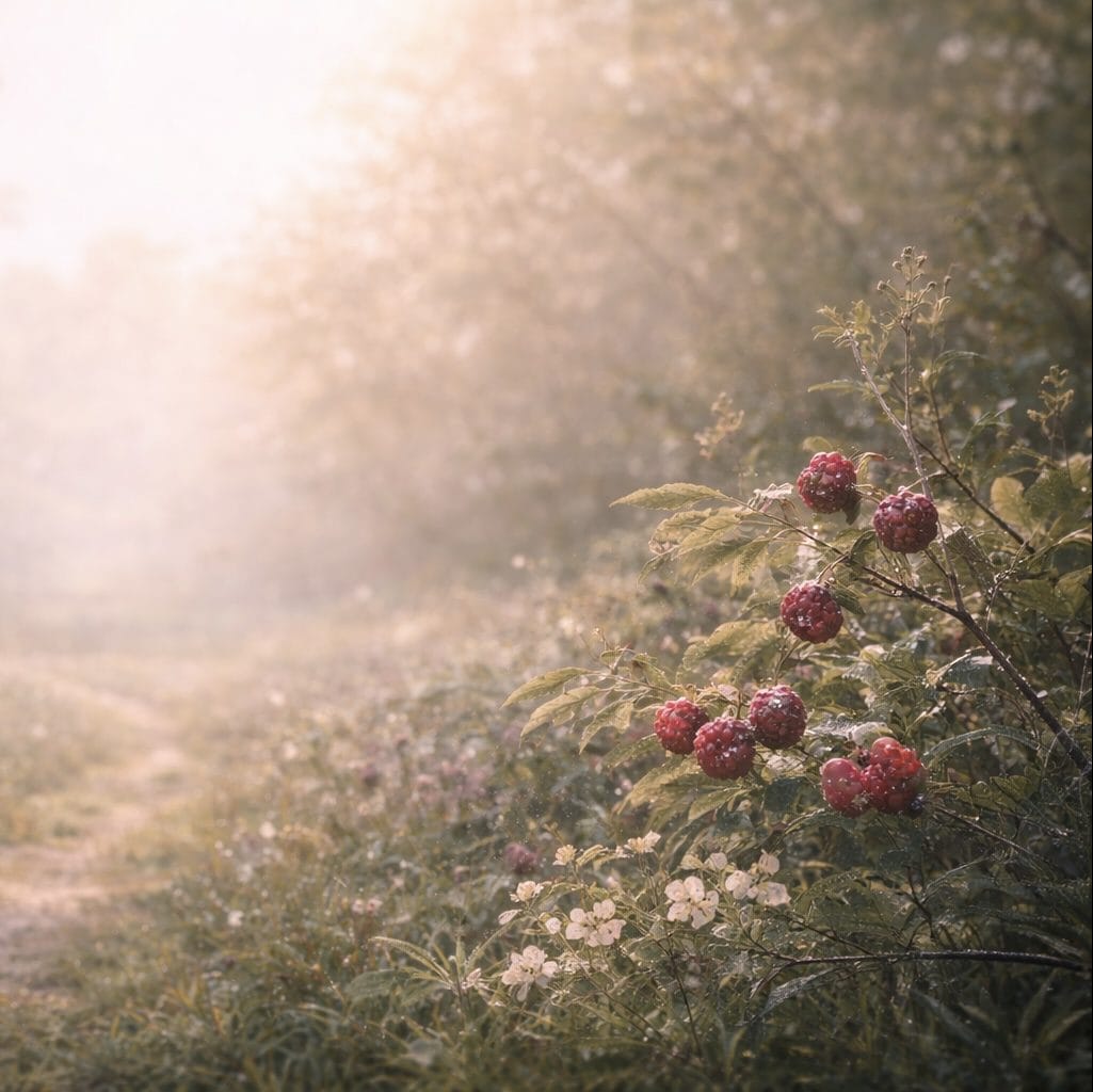 Practical support for ADHD and AuDHD, Wild Berry Haven welcome image with wild berries