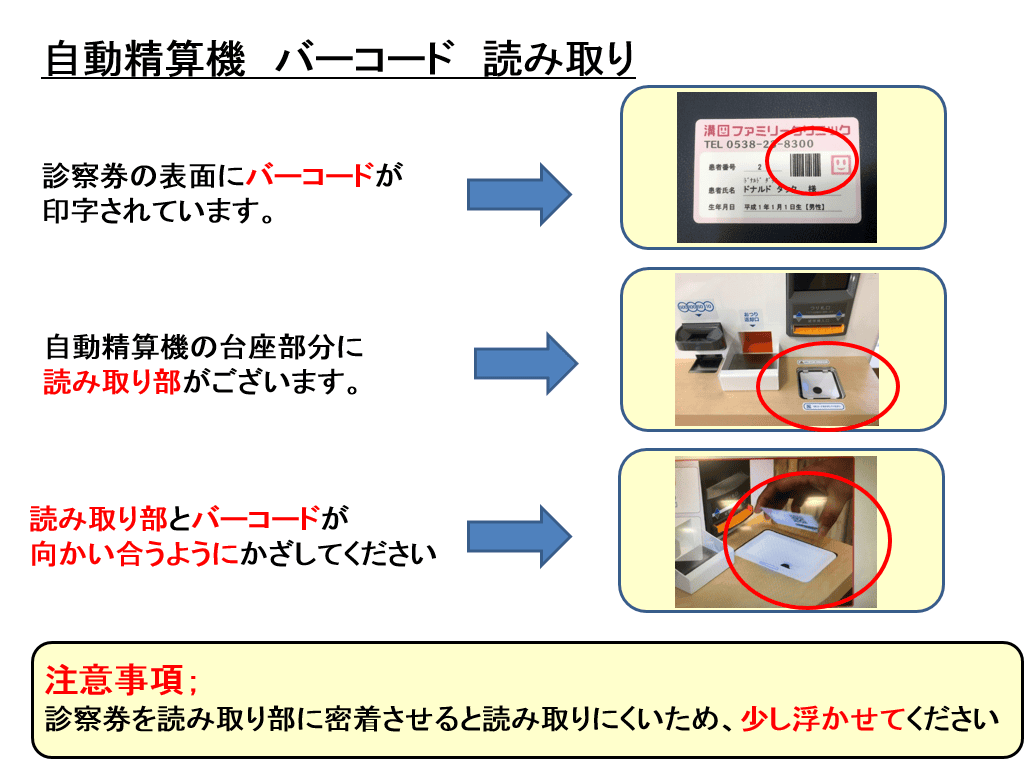 自動精算機説明２