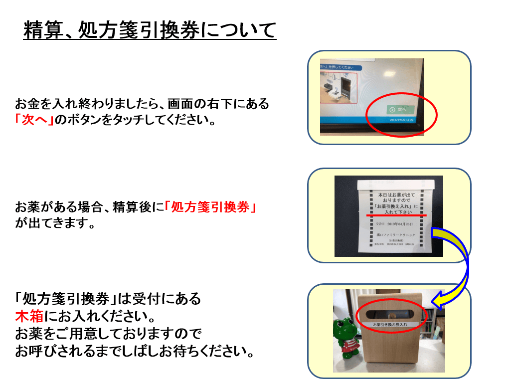 自動精算機説明３
