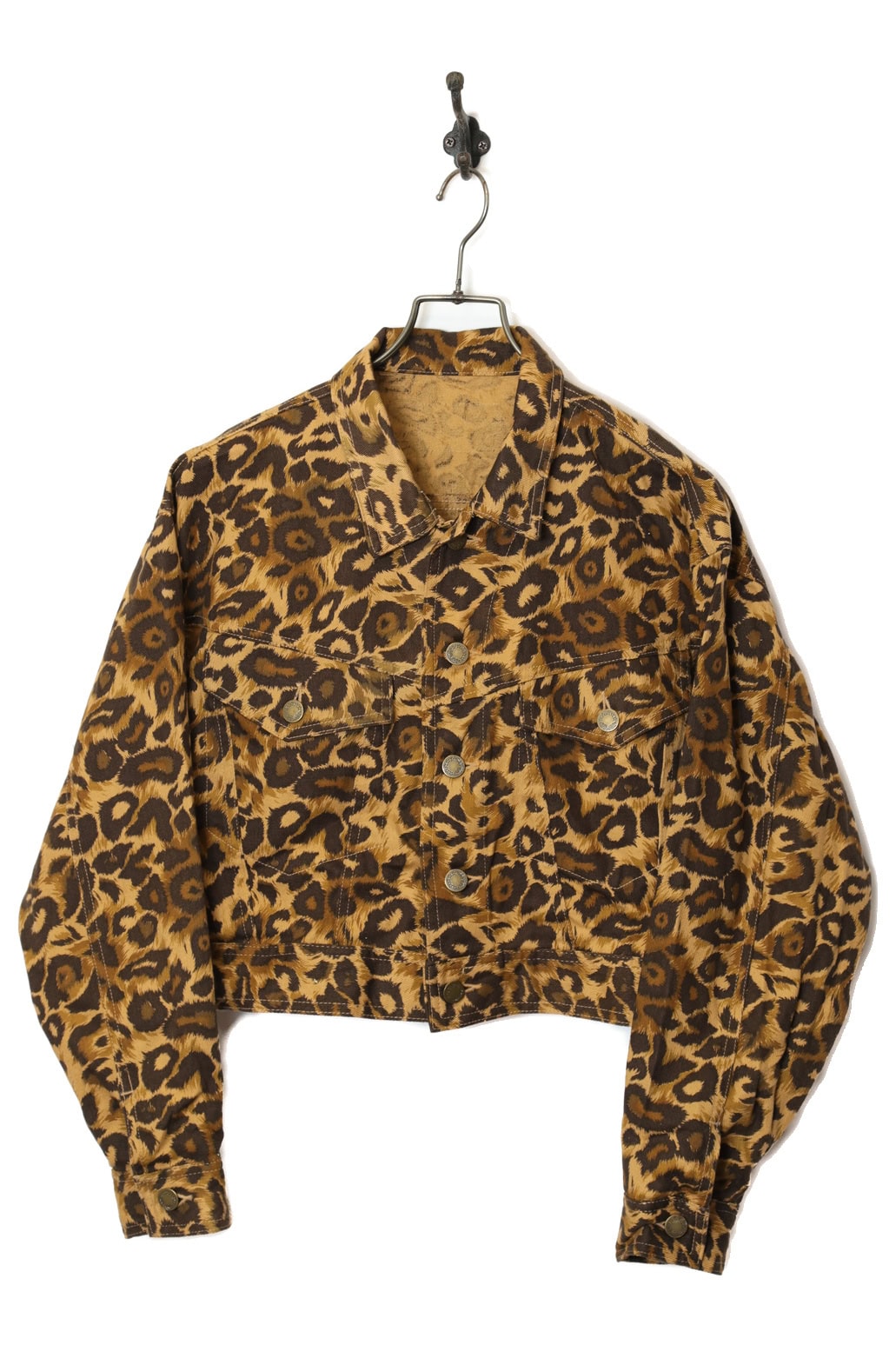 VINTAGE PATTERN PRINTED SHIRT/L