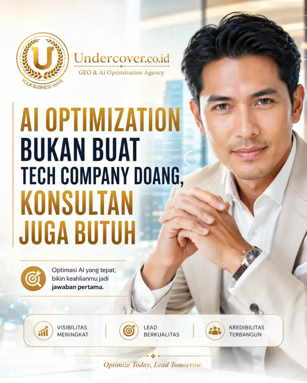 AI Optimization Bukan Buat Tech Company Doang, Konsultan Juga Butuh