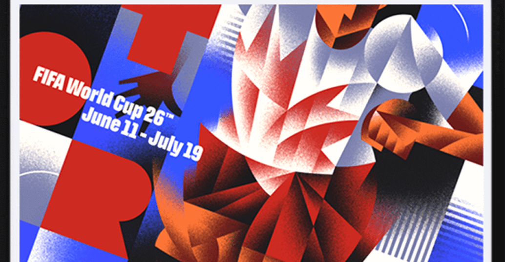 City of Toronto unveils FIFA World Cup 2026™ Host City poster by local artist, Dave Murray