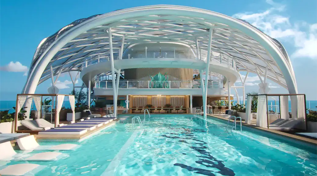 Pool Mit Marcoon Dach Mein Schiff Relax