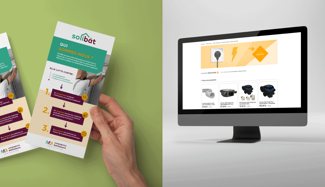 Projet Solibat Flyer et site internet