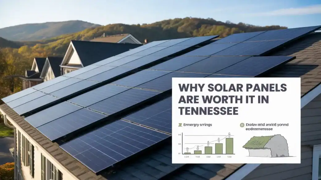Rooftop solar installation showing why solar panels are worth it in Tennessee