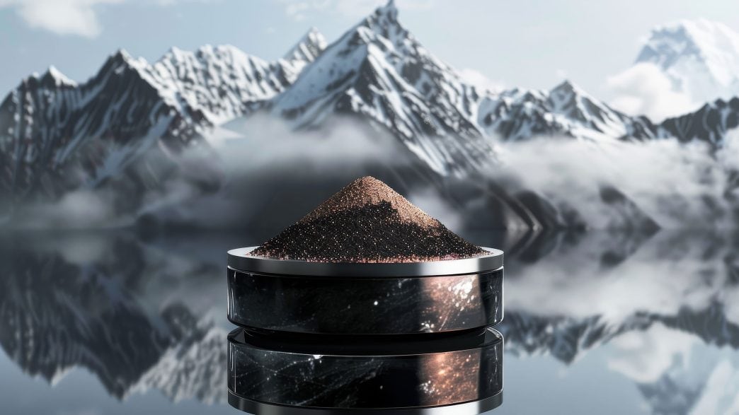Shilajit Pulver in einer Dose
