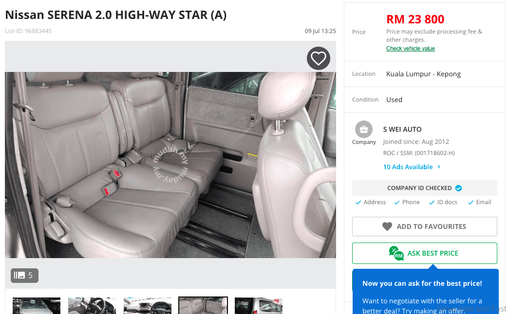Nissan Serena 2nd Generation MPV