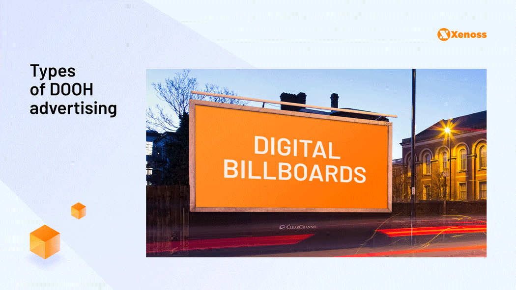 Types_of_DOOH - Xenoss blog - Programmatic DOOH