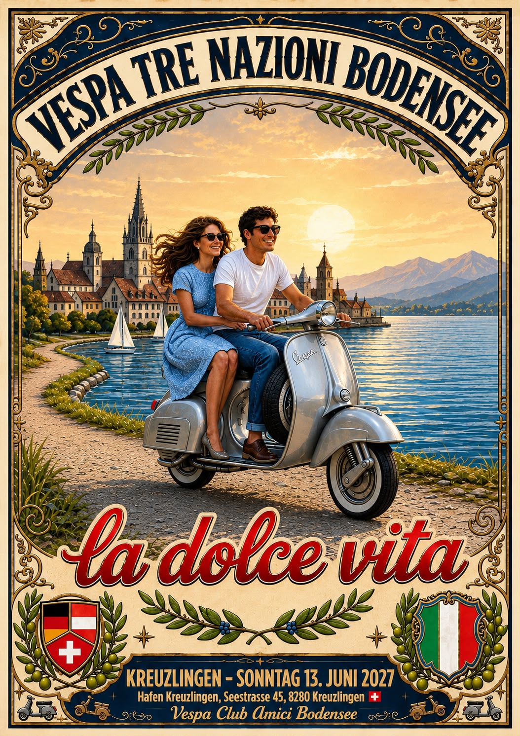 VC Amici Bodensee - Vespa Tre Nazioni Bodensee 2027 - La dolce vita
