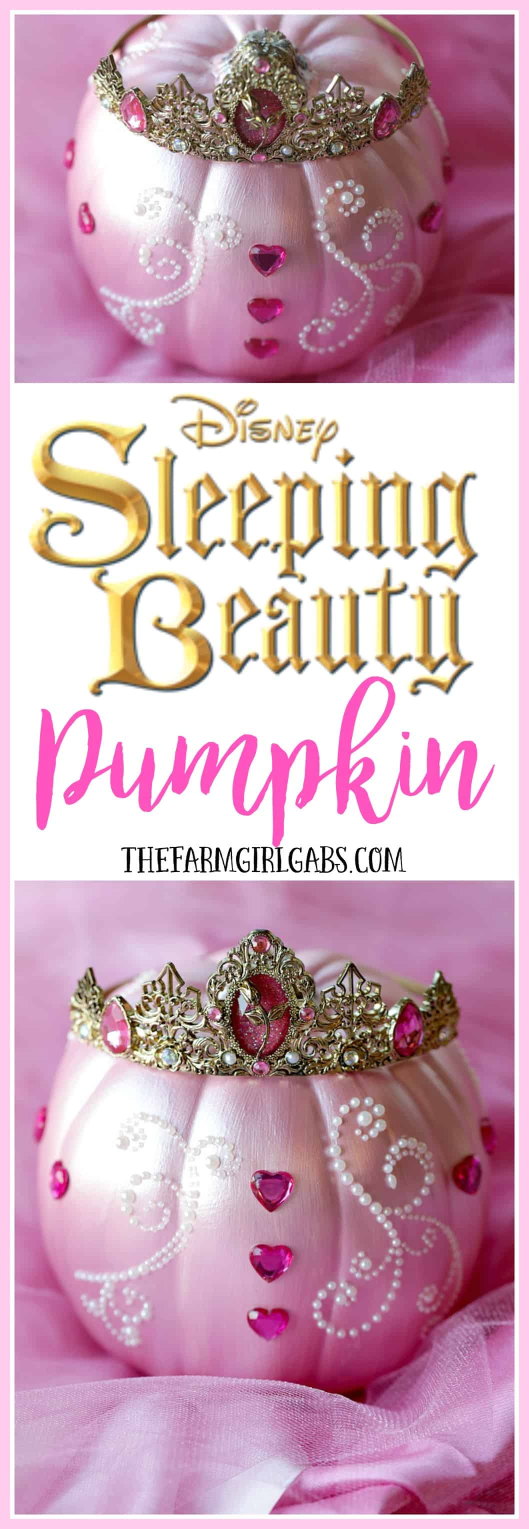 Turn an ordinary pumpkin into this beautiful Sleeping Beauty Pumpkin. This Disney-inspired craft is something your little princess will enjoy creating for Halloween.